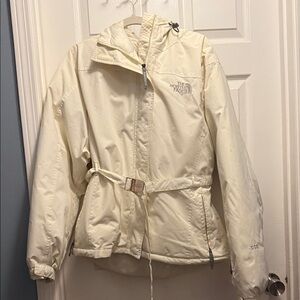 The North Face Off-White Belted Jacket
